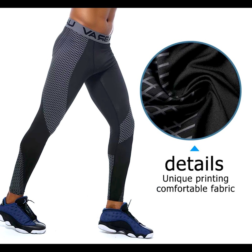Men’s Spandex Compression leggings Sports Wear
